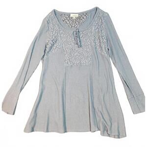 Symmetry Womens Top XL Lacy Girly Tunic